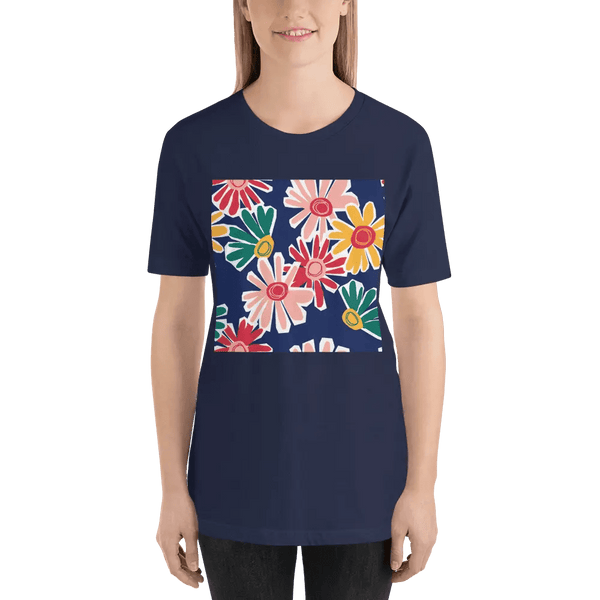 Unisex T-Shirt with Bright Spring Colors