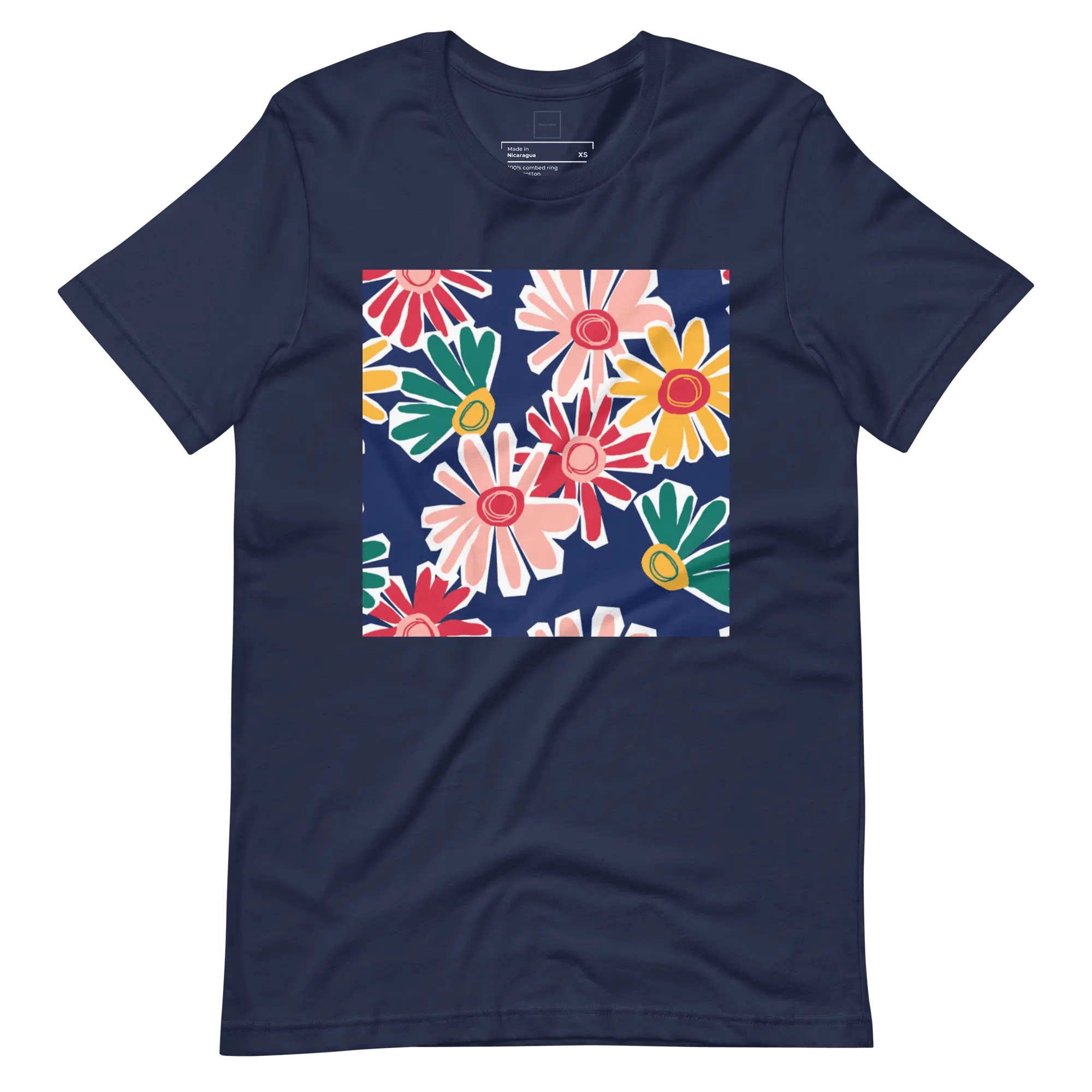 Unisex T-Shirt with Bright Spring Colors
