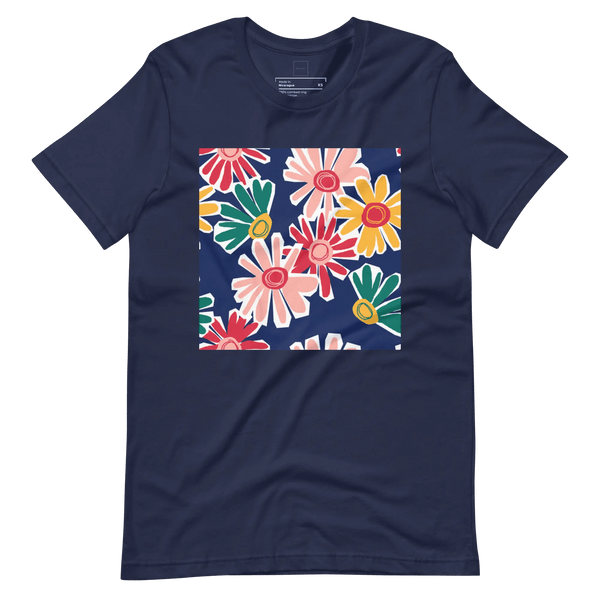 Unisex T-Shirt with Bright Spring Colors
