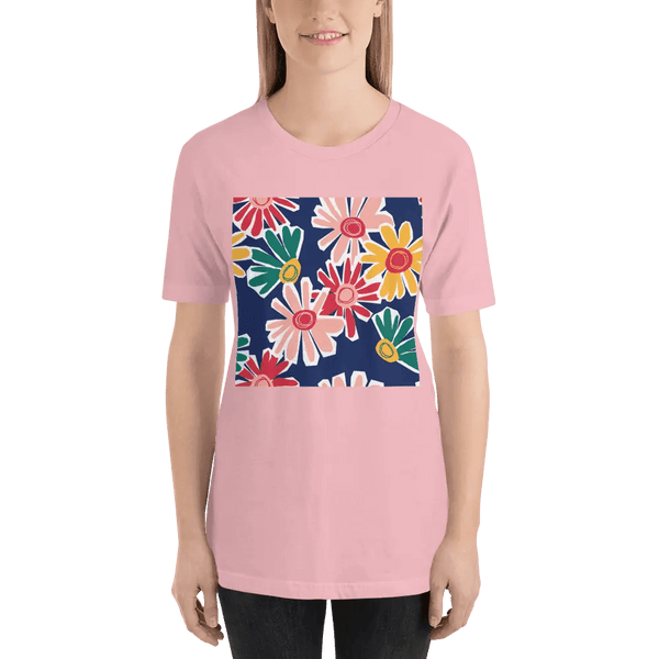Unisex T-Shirt with Bright Spring Colors