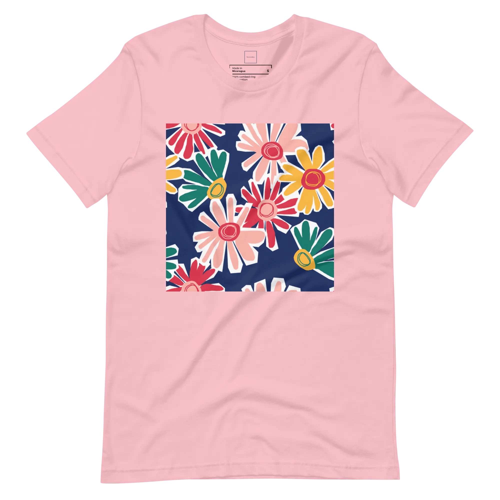 Unisex T-Shirt with Bright Spring Colors
