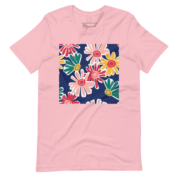 Unisex T-Shirt with Bright Spring Colors