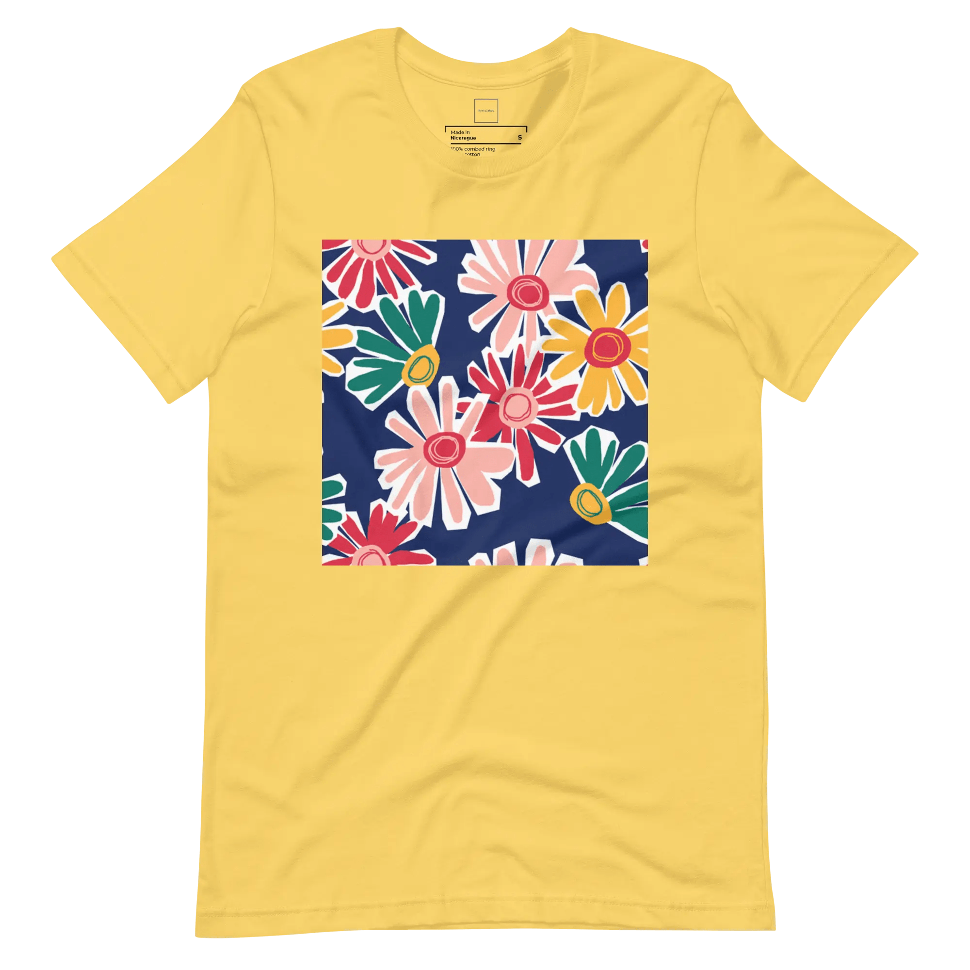 Unisex T-Shirt with Bright Spring Colors