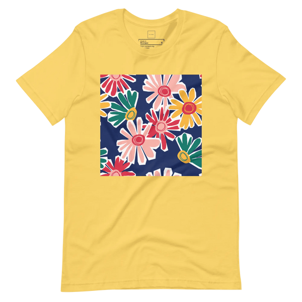 Unisex T-Shirt with Bright Spring Colors