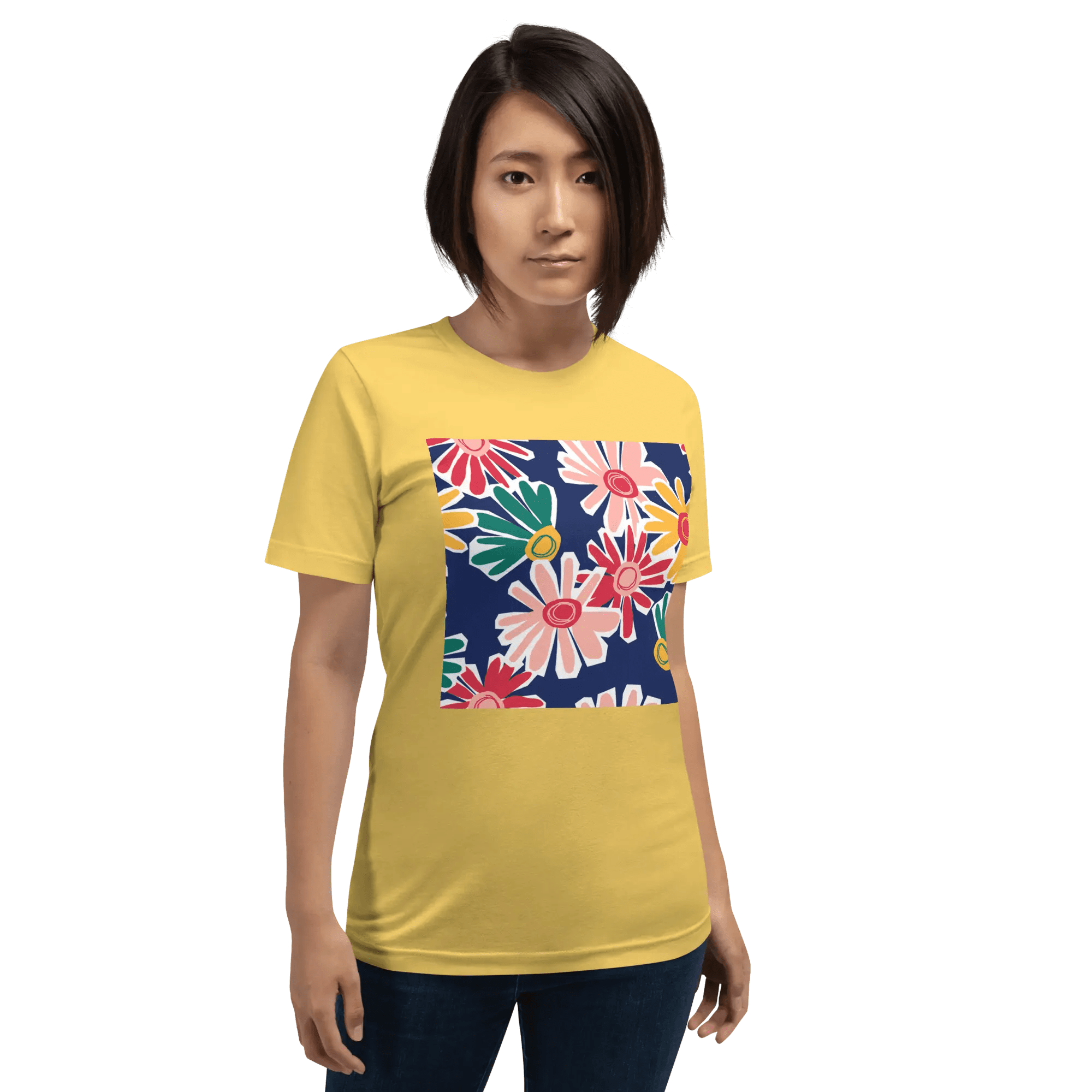 Unisex T-Shirt with Bright Spring Colors